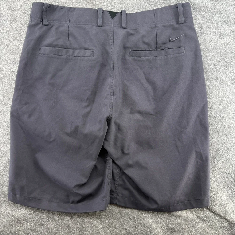Nike Golf Shorts Mens 33 Gray Flat Front Performance Dri-Fit Activewear